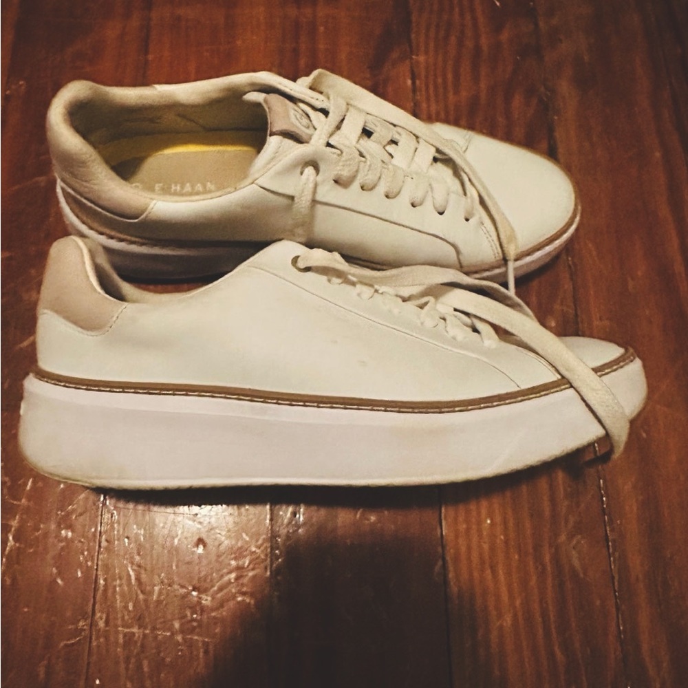 Cole Haan Grandpro TopSpin Sneaker White/Dove 8